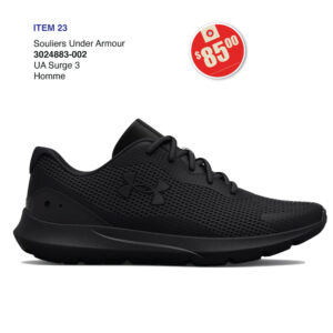 Item 23 Marcelle-Mallet Homme Soulier UA Surge 3 3024883-002 2026